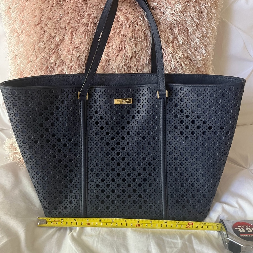 Kate Spade Navy Blue Large Tote